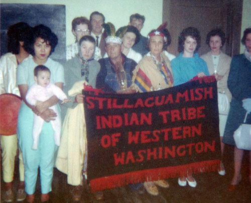 Stillaguamish Banner for Parades and Ceremonies